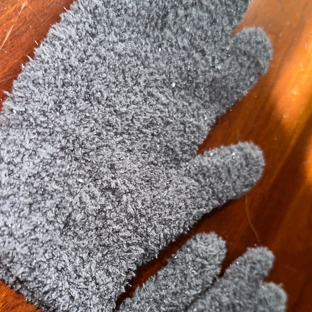 Mixit Mittens, Grey with Sparkly detail • OS